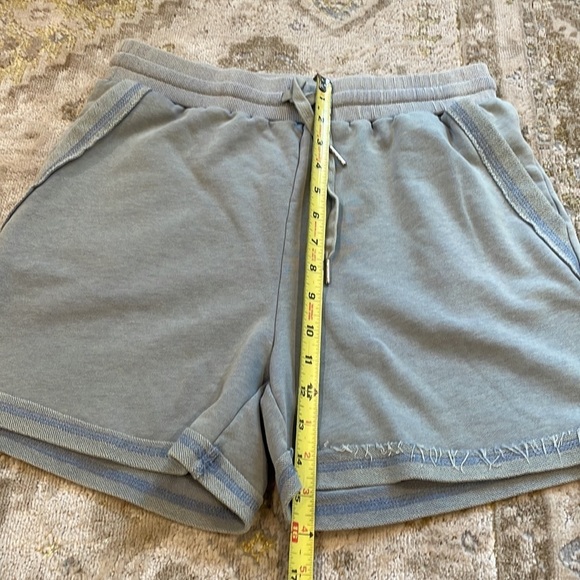 Dance & Marvel Stone Washed Bandana Pocket Terry Shorts - Picture 8 of 10